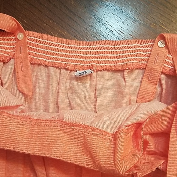WEEKEND SALE! NWT Coral Linen Dress - Picture 4 of 5